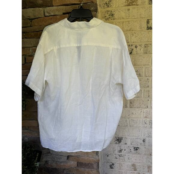 Go Linen L'Zinger Short Sleeve Linen Shirt-Size 1 - Picture 7 of 8